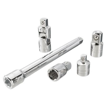 Juego de 5 unidades Craftsman adaptadores a 1-4 y a 12 junta universal y extensiones de 15 y 6