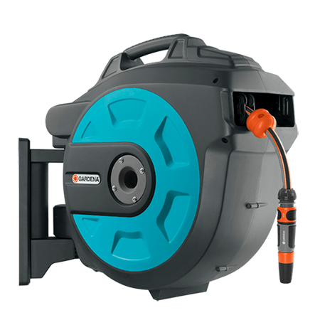 Soporte mural Gardena comfort 25 roll-up automático