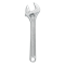 Llave ajustable Craftsman de acero cromada 12